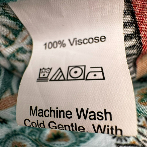 RUSTTYDUSTTY Women's 3XL Long Floral Kimono Robe Swimwear Cover Up Resort Boho - Picture 7 of 11